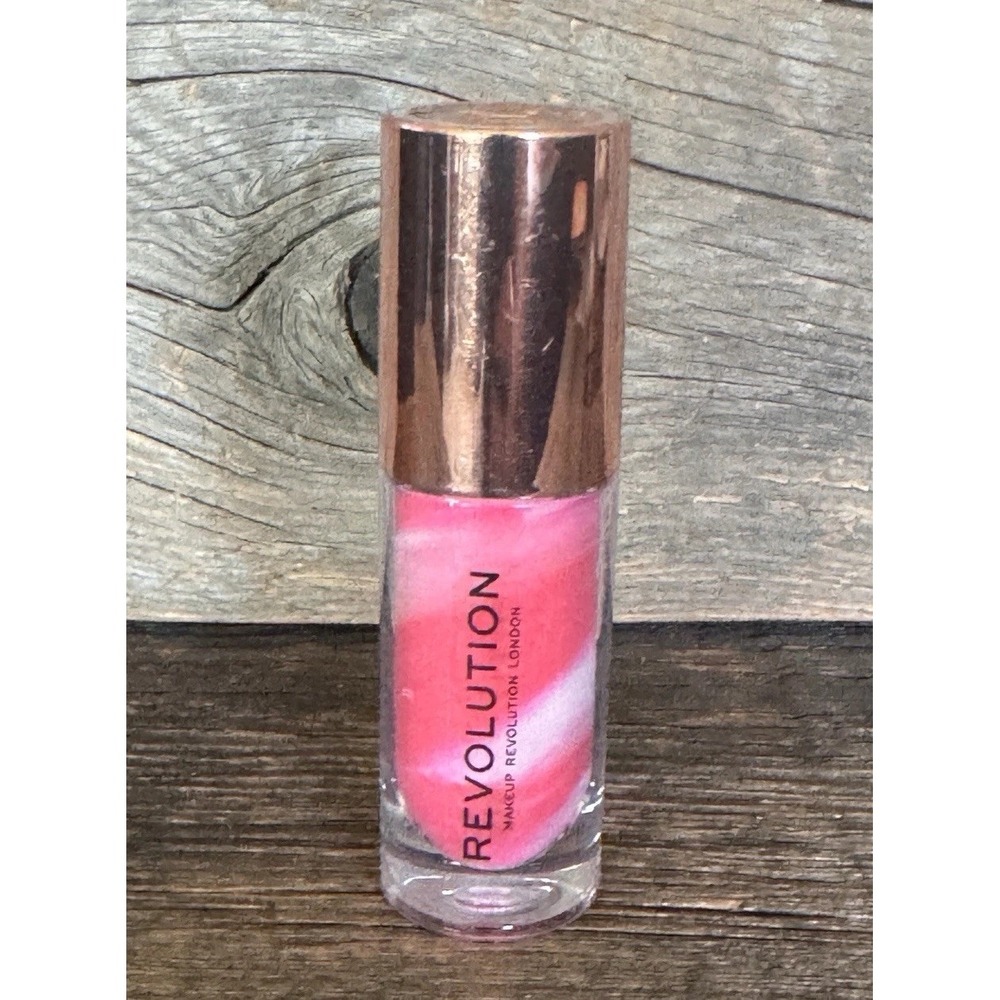 Revolution Ceramide Lip Swirl Lip Gloss – Berry Pink – 4.5 Ml – Hydrating - NEW